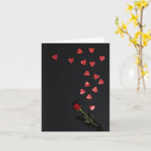 Carte de la Saint-Valentin (Fleur jaune)