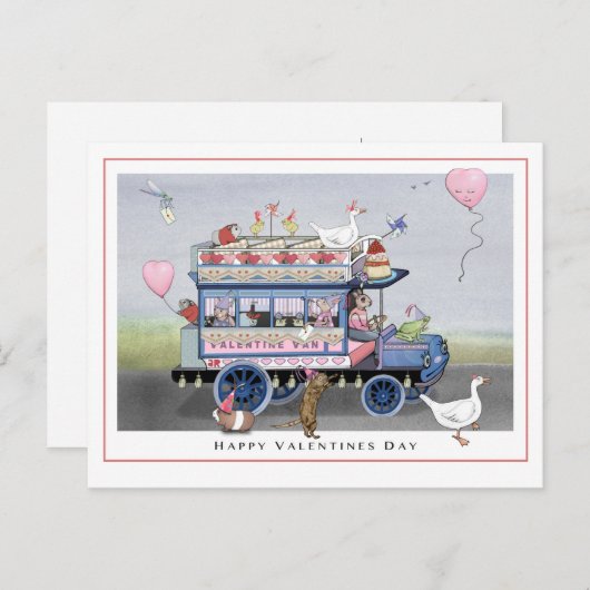 Carte de la Saint-Valentin (Devant / Derrière)