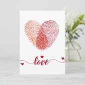 carte de la Saint-Valentin (Debout devant)