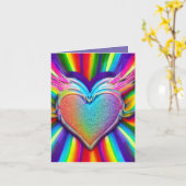 Carte de la Saint-Valentin (Fleur jaune)