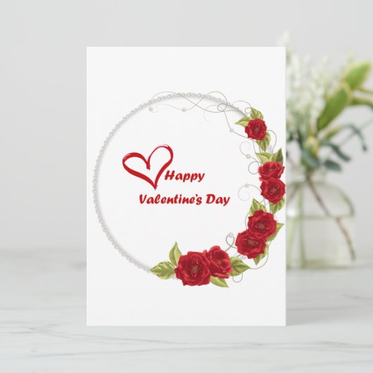 carte de la Saint-Valentin (Debout devant)