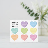 Carte de la Saint-Valentin (Debout devant)