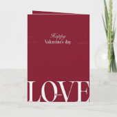 Carte de la Saint-Valentin (Dos)