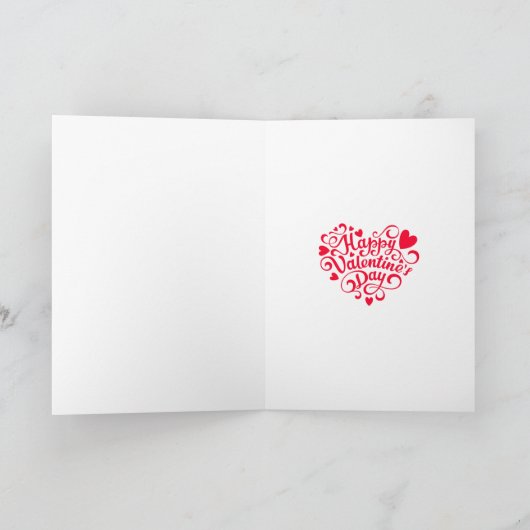 Carte de la Saint-Valentin (Intérieur)