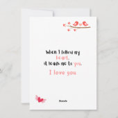 Carte de la Saint-Valentin (Dos)