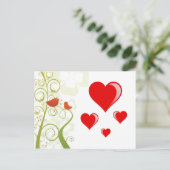 Carte de la Saint-Valentin (Debout devant)