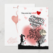 Carte de la Saint-Valentin (Devant / Derrière)