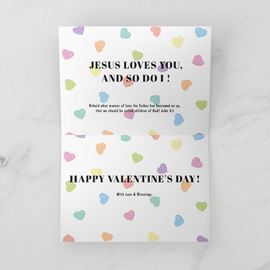 Carte de la Saint-Valentin (Intérieur)