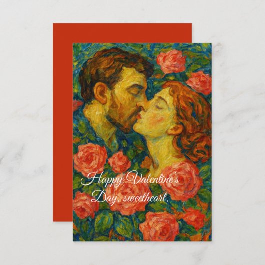 Carte de la Saint-Valentin (Devant / Derrière)
