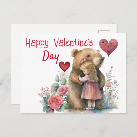 Carte de la Saint-Valentin (Devant / Derrière)