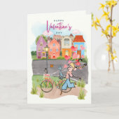 Carte de la Saint-Valentin (Fleur jaune)