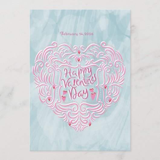 Carte de la Saint-Valentin (Devant)