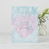 Carte de la Saint-Valentin (Debout devant)