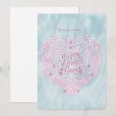 Carte de la Saint-Valentin (Devant / Derrière)