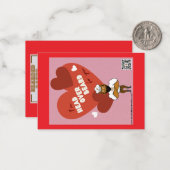 Carte de la Saint-Valentin #1 (Devant/Arrière en situation)