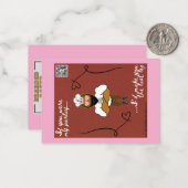 Carte de la Saint-Valentin #3 (Devant/Arrière en situation)