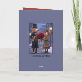 Carte de la Saint-Valentin 3D dessin animé drôle (Dos)