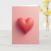 Carte de la Saint-Valentin 3D Rose Douce (Fleur jaune)