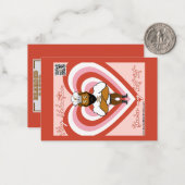 Carte de la Saint-Valentin #5 (Devant/Arrière en situation)