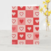 Carte de la Saint-Valentin à coeurs (Fleur jaune)