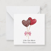 Carte de la Saint-Valentin à coeurs simples mignon (Devant)