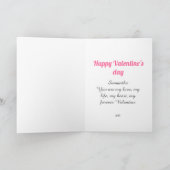 Carte de la Saint-Valentin à la Unicorne Magique (Intérieur)