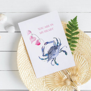 Carte de la Saint-Valentin à l'aquarelle représent