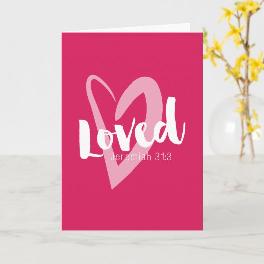 Carte de la Saint-Valentin à l'Écriture du Cœur Ro (Fleur jaune)