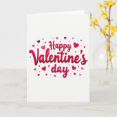 Carte de la Saint-Valentin à l'écriture rouge sucr (Fleur jaune)