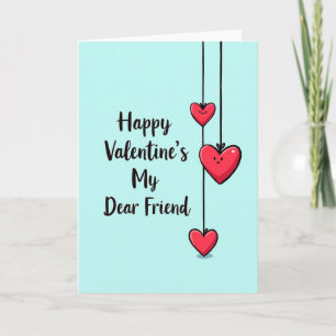 Carte de la Saint-Valentin à mon cher ami