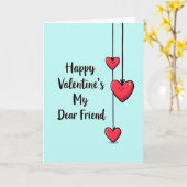Carte de la Saint-Valentin à mon cher ami (Fleur jaune)