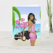 Carte de la Saint-Valentin afro-américaine (Devant)