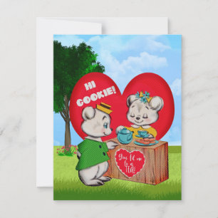 Carte de la Saint-Valentin "Amis chaleureux"