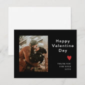 Carte de la Saint-Valentin Amour Écrit à la Main P (Devant / Derrière)