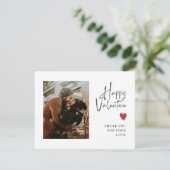 Carte de la Saint-Valentin Amour écrit à la main s (Debout devant)