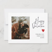 Carte de la Saint-Valentin Amour écrit à la main s (Devant)