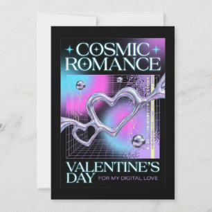 Carte de la Saint-Valentin Amour Numérique Romance