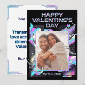 Carte de la Saint-Valentin Amour Numérique Romance (Devant / Derrière)