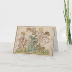 Carte de la Saint-Valentin antique, Kate Greenway,