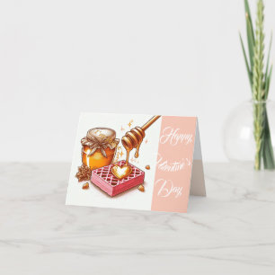 Carte de la Saint-Valentin artistique avec la phra