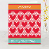 Carte de la Saint Valentin au coeur de l'amour per (Fleur jaune)