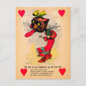 Carte de la Saint-Valentin au vinaigre de chat rét (Devant)