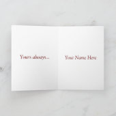 Carte de la Saint-Valentin aux cœurs de bonbon (Intérieur)