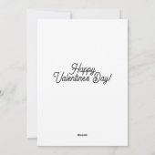 Carte de la Saint-Valentin aux cœurs de bonbons (Dos)