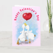 Carte de la Saint-Valentin avec amour de couple de (Dos)