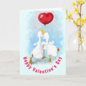 Carte de la Saint-Valentin avec amour de couple de (Fleur jaune)