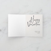 Carte de la Saint-Valentin avec cœur fleuri pour v (Intérieur)