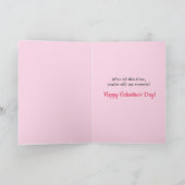 Carte de la Saint-Valentin avec coeurs de bonbons  (Intérieur)