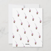 Carte de la Saint-Valentin avec Cupcakes (Dos)