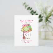 Carte de la Saint-Valentin avec des cupcakes (Debout devant)